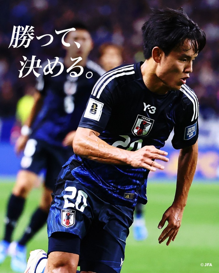  日本隊曬久保建英等球員海報預熱對陣巴林，獲勝將提前出線