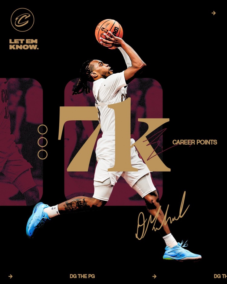  未來可期！加蘭騎士生涯得分達到7000分 隊史第11位！