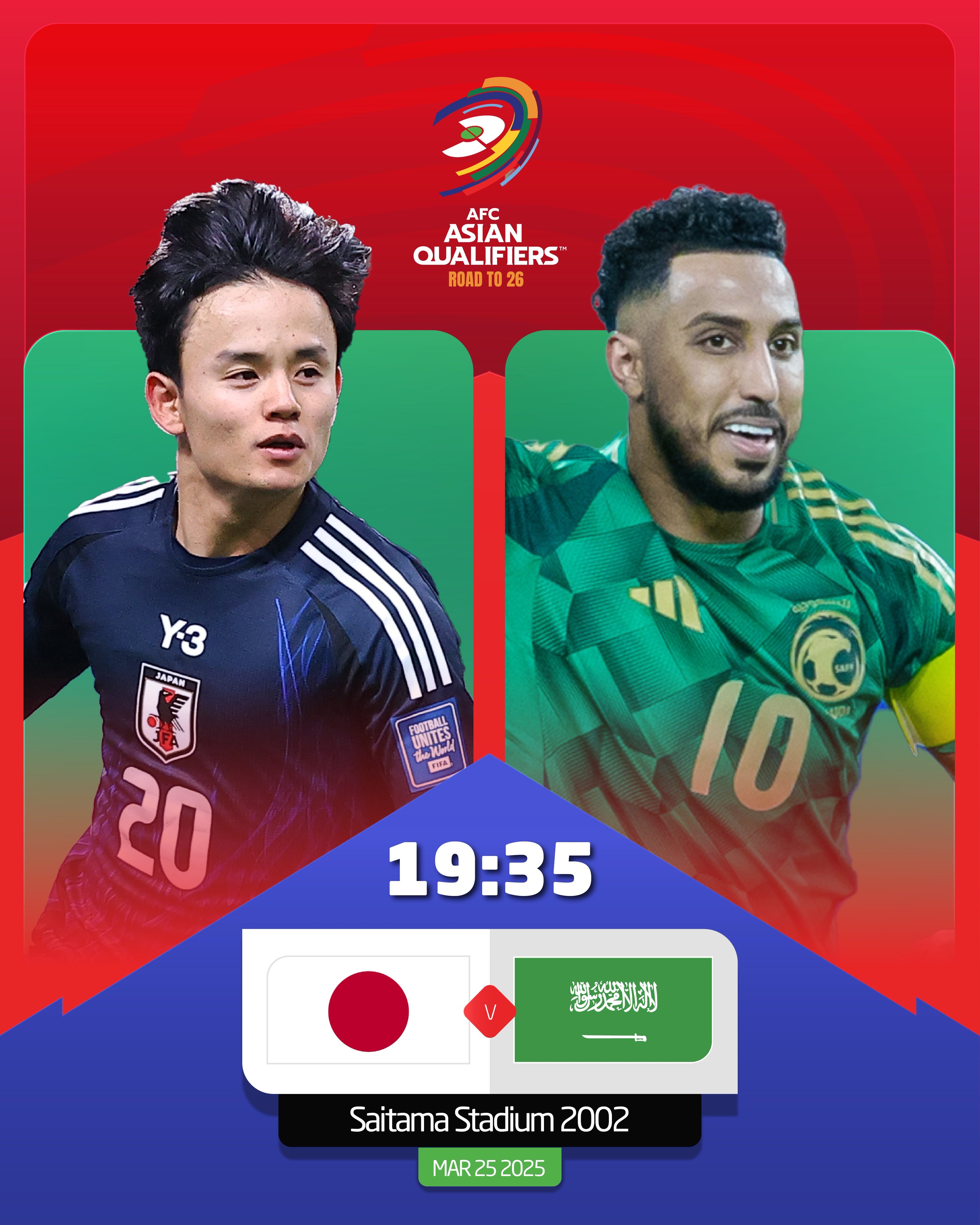  日本vs沙特首發(fā)：久保建英、前田大然、遠(yuǎn)藤航出戰(zhàn)，多薩里先發(fā)