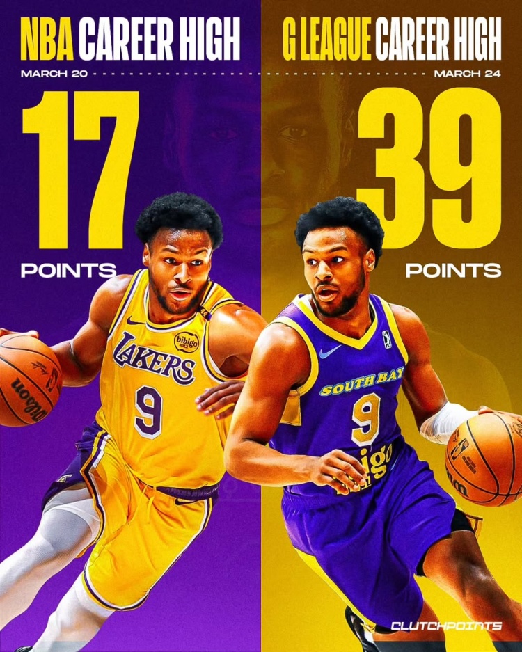  在進步！布朗尼一周內(nèi)先后創(chuàng)下個人NBA和G聯(lián)盟單場得分新紀(jì)錄