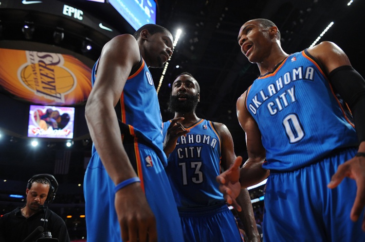  雷霆三少得分全部進(jìn)入歷史前20！他們是NBA歷史最大的如果嗎？